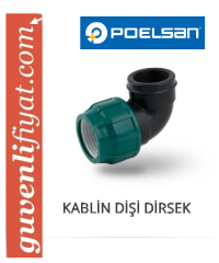 POELSAN 25x1/2'' KAPLİN DİŞİ DİRSEK