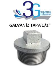 1/2 GALVANİZ DİŞLİ TAPA