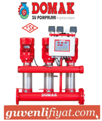 DOMAK 216-7 3x7.5 HP 380V ÜÇ POMPALI DİK MİLLİ ÇOK KADEMELİ HİDROFOR