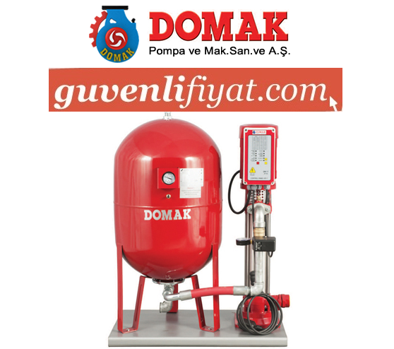 DOMAK 1212-7 5,5 HP 380V  150 LT TANKLI+ TEK POMPALI+PANO--PAKET HİDROFOR