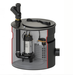 SUMAK SMAC-1800 A - 150 LT TERMOPLASTİK ATIK SU TAHLİYE ÜNİTESİ (PARÇALAYICI BIÇAKLI)