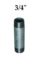 3/4 90 CM GALVANİZ BORU NİPELİ