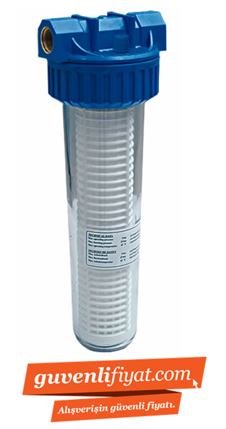 3/4'' FİLTRE KABI 370Y - 50 MİCRON SU FİLTRESİ