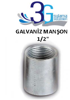 1/2'' GALVANİZ MANŞON
