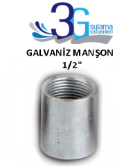 1/2'' GALVANİZ MANŞON