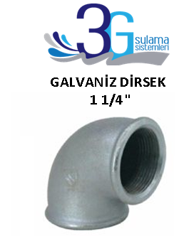 1 1/4 GALVANİZ DİRSEK