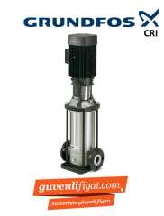 GRUNDFOS CRI 3-11- 1.5 HP 220V DİKEY MİLLİ PASLANMAZ ÇELİK KADEMELİ SANTRİFÜJ POMPA - 96527960