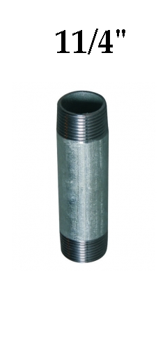 11/4 65 CM GALVANİZ BORU NİPELİ