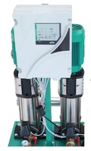 WİLO  COE2-Helix V 414-1/16/E/S/2.2 kW - 380V - 2X3 HP - ÇİFT POMPALI -DİKEY-ÇOK KADEMELİ  PASLANMAZ ÇELİK HİDROFOR