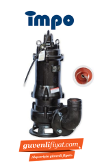 İMPO WQ 65-12-5.5QG - 7.5 HP 380V PARÇALAYICILI ÇARKLI FOSEPTİK DALGIÇ POMPA
