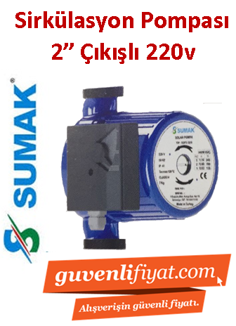 Sumak SSP3-32/6 220v 2'' Çıkışlı Dişli Sirkülasyon Pompa