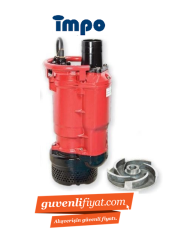 İMPO KBZ 3-5.5 - 7.5 HP 380V ENDÜSTRİYEL TİP ÇAMUR POMPASI (DALGIÇ POMPA)