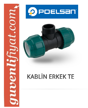 POELSAN 25x11/4''x25 KAPLİN ERKEK TE
