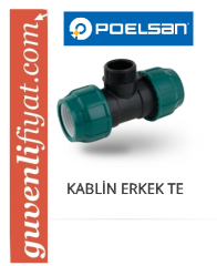 POELSAN 25x11/4''x25 KAPLİN ERKEK TE