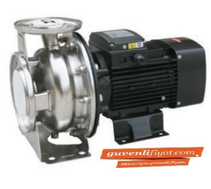 WATER SOUND GZA 65-50-160/5.5T -7.5 HP-380V- KOMPLE PASLANMAZ 316 ÇELİK SICAK SU POMPASI