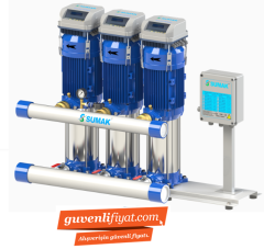 SHT 16C 850/8 FK 3x8.5 HP 380V ÜÇ POMPALI FREKANS KONTROLLÜ HİDROFOR