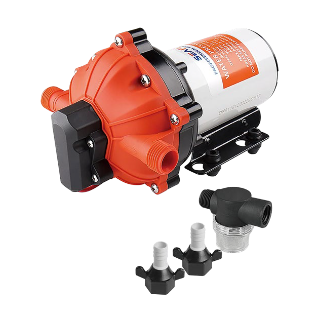 WATER SOUND SFDP1-050-060-51 N DİYAFRAMLI 12V OTOMATİK SU POMPASI (TEKNE ve KARAVAN HİDROFORU)