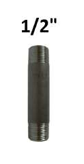 1/2\'\' 15 CM SİYAH BORU NİPELİ