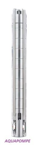 ATLANTİS AQUAPOMPE 4SSD/12 -1.5HP-12 KADEMELİ- 4'' KOMPLE PASLANMAZ DALGIÇ POMPA (TEK POMPA)