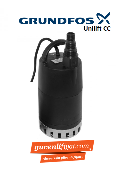 GRUNDFOS UNİLİFT CC 9 M1 - 1,1 HP 220V ATIK SU DRENAJ DALGIÇ POMPA-96280969