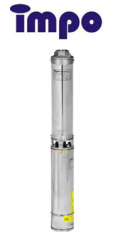 İmpo SK 412-07 2hp 380v 2'' Çıkışlı Sondaj Dalgıç Pompa ( Motor+Pompa )-Eco motor-Technoplast başlıklı pompa