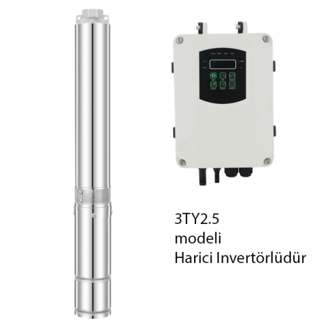 WATER SOUND 3TY2.5-50/10 750W/72V KADEMELİ DC SOLAR FIRÇASIZ INVERTORLU DALGIÇ POMPASI