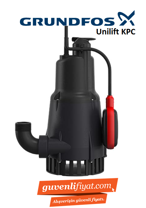 GRUNDFOS UNİLİFT KPC 600A 350W 220V TEMİZ SU DRENAJ DALGIÇ POMPA-98864015