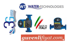 WATER TECHNOLOGIES R 32-80/180-M 2'' ÇIKIŞLI DİŞLİ TİP 3 HIZLI SİRKÜLASYON POMPA