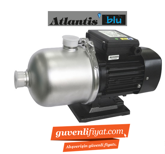ATLANTİS KD 4-6T/316 - 1.5 HP 380V KOMPLE PASLANMAZ ÇELİK ÇOK KADEMELİ SANTRİFÜJ POMPA