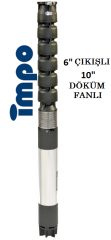 S 10180/04X -  125 HP 6'' ÇIKIŞLI 10'' DÖKÜM FANLI DALGIÇ POMPA