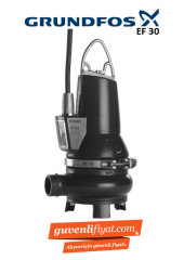 GRUNDFOS EF30.50.15.A.2.50B - 2.HP 380V ATIK SU DALGIÇ POMPA-96104198