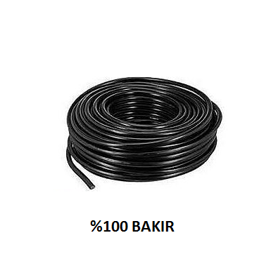 3x2,5 mm TTR BAKIR SARGILI YUVARLAK KABLO (100 MT)