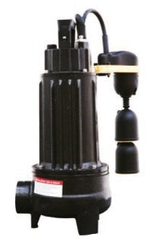 WATER SOUND VH100/40MA -1 HP-220V- DÖKÜM GÖVDELİ PARÇALAYICILI ATIK SU POMPASI