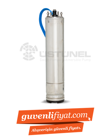 3 HP 220V 4'' YAĞ SOĞUTMALI DERİN KUYU DALGIÇ MOTOR