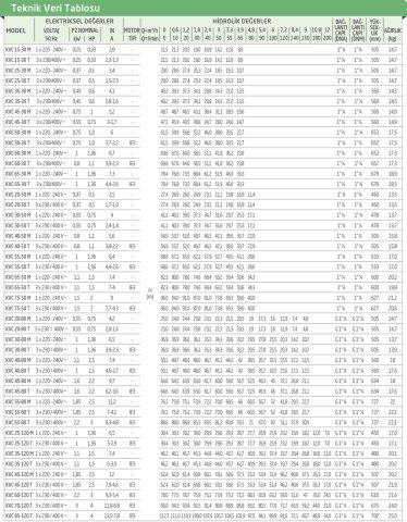 Dab  KVC 40-50 T      0.8kW  380V   Dikey Milli Çok Kademeli Santrifüj Pompa