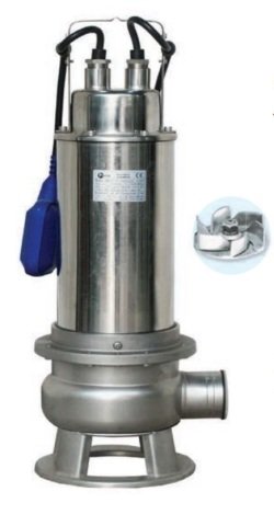 WATER SOUND WQ20-14-2.2 -3 HP-380V- KOMPLE PASLANMAZ FOSEPTİK DALGIÇ POMPA