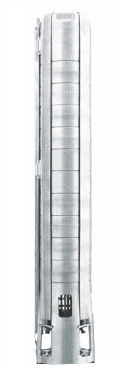 ATLANTİS 6KR/SSY18 -25HP-18 KADEMELİ-  6'' ÇELİK  FANLI KOMPLE PASLANMAZ DALGIÇ POMPA (TEK POMPA)