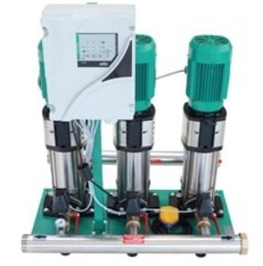 WİLO  COE3-Helix V 627-1/25/E/K/S/5.5 kW - 380V - 3X7.5 HP - ÜÇ POMPALI -DİKEY-ÇOK KADEMELİ  PASLANMAZ ÇELİK HİDROFOR