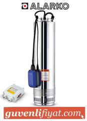 ALARKO SCM 8 2.HP 11/4'' 220V PASLANMAZ GÖVDELİ KESON KUYU DALGIÇ POMPA