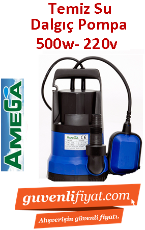 AMEGA TOP 500 500w 220v Plastik Gövdeli Drenaj Dalgıç Pompa