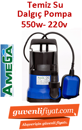 AMEGA TOP 550 550w 220v Plastik Gövdeli Drenaj Dalgıç Pompa