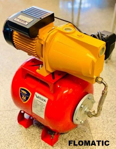 FLOMATİC JET 100 M -1HP- 220V- 24 LİTRE YATIK KİTLİ JET PAKET HİDROFOR
