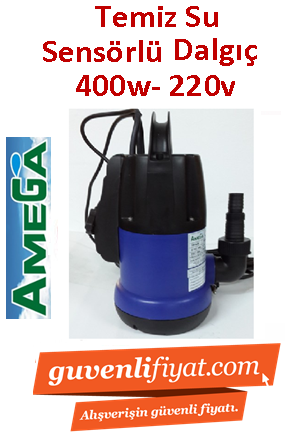 AMEGA TOP-BX400 400w 220v Gizli Flatörlü Drenaj Dalgıç Pompa