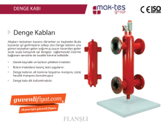 MT-DK07 Kcal/h  74.000 DN 50 2'' FLANŞLI DENGE KABI
