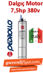 PEDROLLO 4PD/7.5 7.5HP 380V Dalgıç motoru İtalyan Malı (motor)