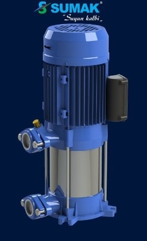 SUMAK SHM12-300/6   3Hp 220v Dik Düşey Milli Kademeli Pompa