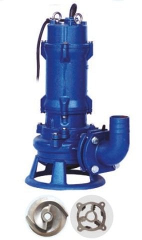 WATER SOUND CWQ25-10-2.2 -3HP-380V- YÜKSEK DEBİLİ ÖĞÜTÜCÜLÜ TİP DÖKÜM GÖVDELİ DRENAJ DALGIÇ POMPA