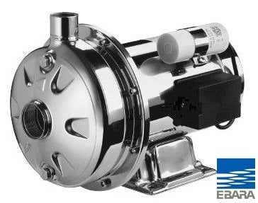 Ebara CD 90/10   1Hp 380V Tek Kademeli Komple Paslanmaz Çelik Santrifüj Pompa