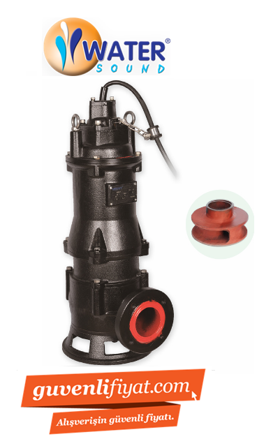 WATER 50B27.5 - 10 HP 380V DÖKÜM GÖVDELİ YÜKSEK İRTİFALI ATIK SU DALGIÇ POMPA