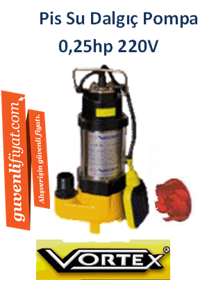 VORTEX VX-25 M 0.25HP 220V Pis Su Dalgıç Pompa